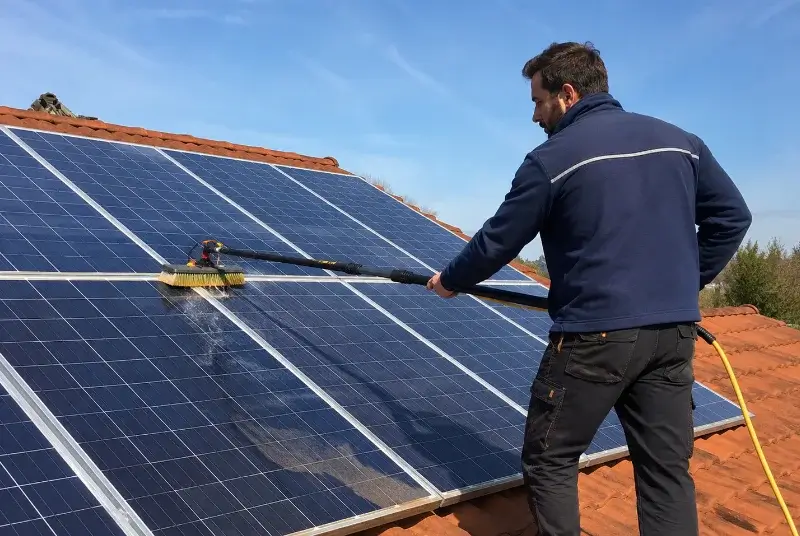 Nettoyage et entretien de panneaux solaires à Bruc-sur-Aff